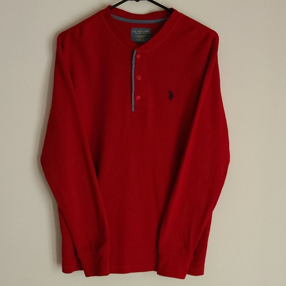 U.S. Polo Assn. Red Logo Pullover Thermal